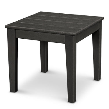 POLYWOOD Newport 18-Inch End Table - Black